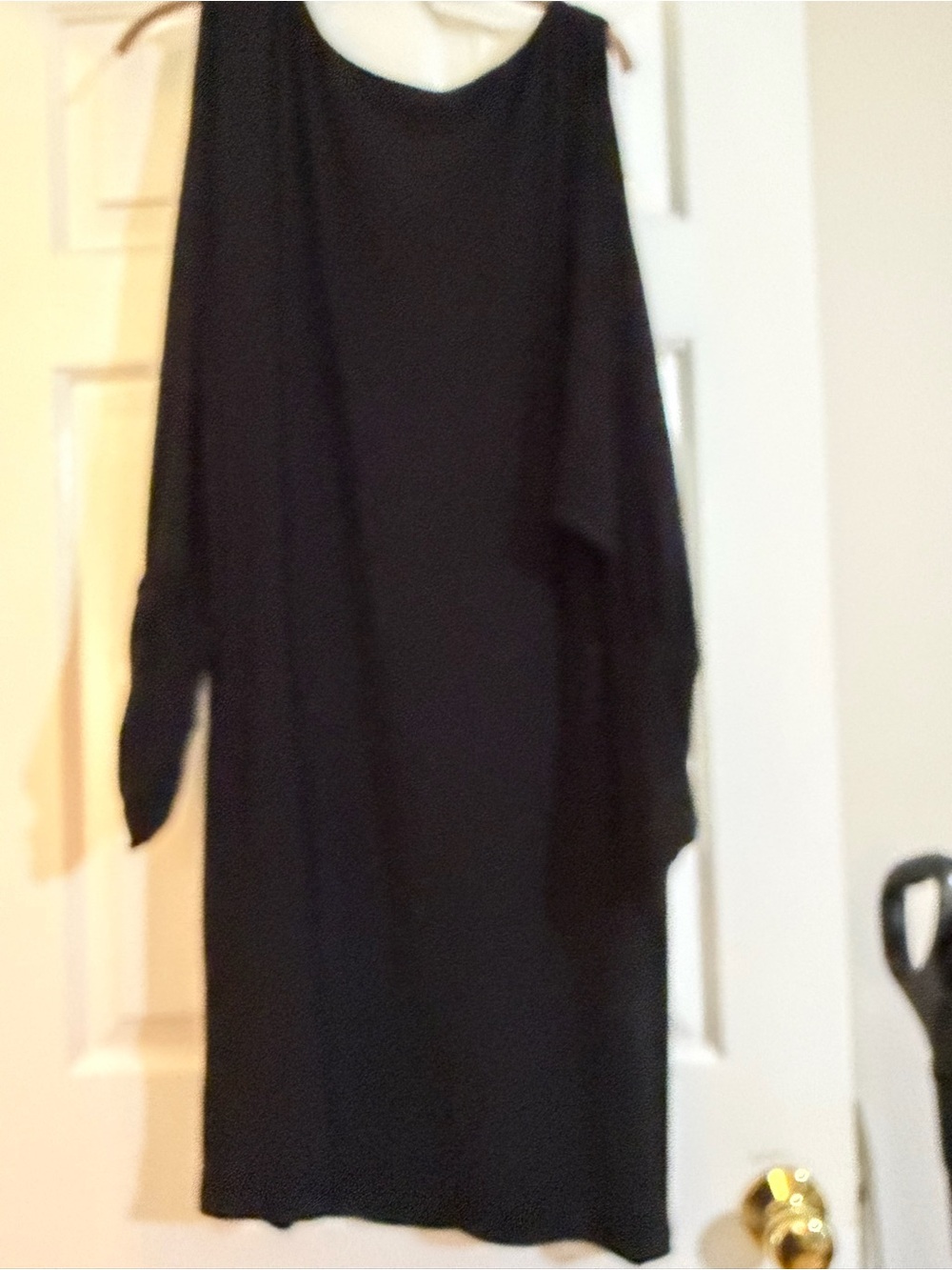 Lauren Ralph Lauren Black Long-Sleeve Shift Dress